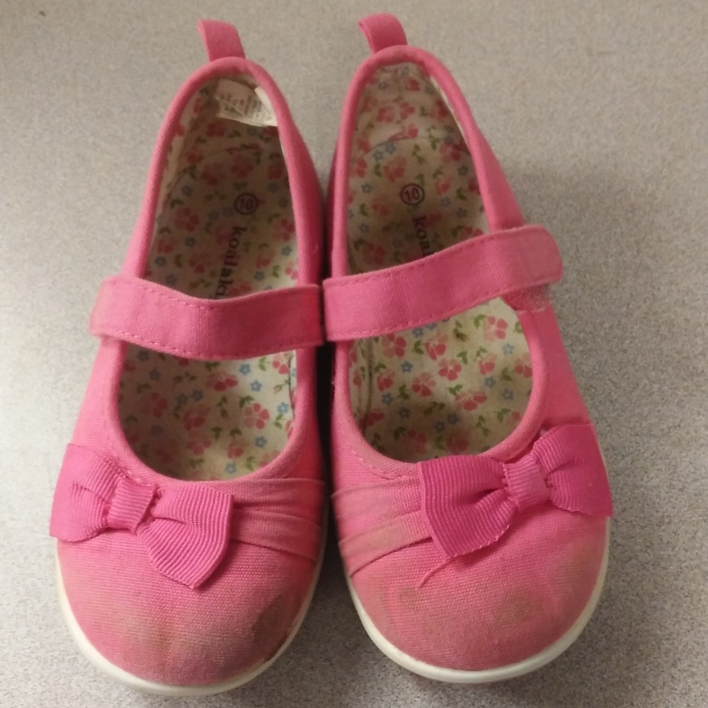Pink Mary Jane Shoes with Bow - Koala Kids Brand